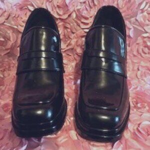 4 inch Patent leather loafer